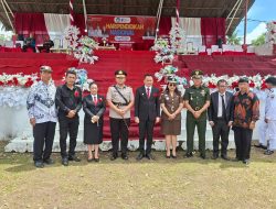 Bupati Ronald Kandoli Pimpin Upacara Hardiknas 2026, Tegaskan Pendidikan Bermutu Berbasis 3M