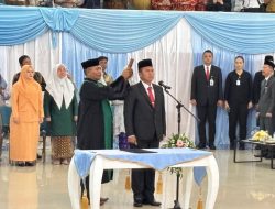 Hadiri Pelantikan Sekprov Sulut, Wabup Fredy Tuda Dukung Penguatan Sinergi Pemerintahan