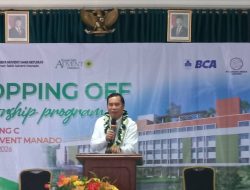 Ketua UNI Pendeta Ronald Rantung Mmin, Tabiskan Topping Off RSAM Manado