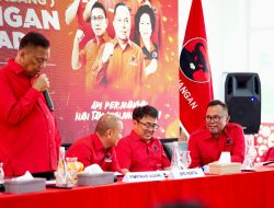 Dr Richard Sualang Dampingi Olly Dondokambey, Buka Musancab di Kantor DPC PDI-P Manado
