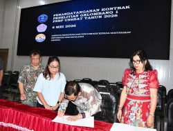 Akselerasi Kinerja Peneliti, Rektor Unsrat Pimpin Penandatanganan Kontrak Penelitian Gelombang I 2026