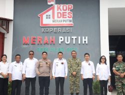 Bupati Ronald Kandoli Bersama Forkopimda Ikuti Peresmian Koperasi Merah Putih oleh Presiden RI