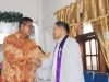 Wabup Theodorus Kawatu Hadiri Ibadah Syukur Purna Tugas dan Penempatan Gembala KGPM Imanuel Tumpaan