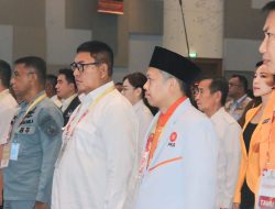 Ketua DPC PDI Perjuangan Minsel Hadiri RAKERDA Gerindra Sulut, Tunjukkan Semangat Kebersamaan Politik