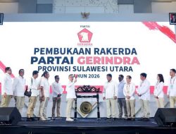 Prabowo Minta Seluruh Kader Gerindra Sulut Semangat Memajukan Partai