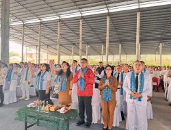 Bersama Ribuan Jemaat, Wabup Kawatu Hadiri Ibadah Agung Bonsdag GPdI Sulut di PCG Klabat
