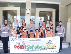 Kapolresta Manado Terima Kunjungan TK Khalifah Manado