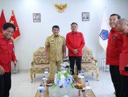 Sinergi Membangun Daerah, Gubernur Yulius Selvanus Terima Kunjungan Silaturahmi Pengurus PDI Perjuangan Sulut