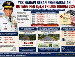 YSK Dibebani Pengembalian Hutang PEN Rp427,7 Miliar, Setara Puluhan Kilometer Jalan di 15 Kabupaten/Kota