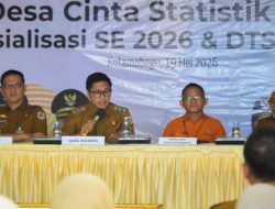 Wakil Walikota Hadiri Sosialisasi dan Pencanangan Desa Cinta Statistik