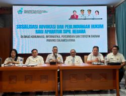 LKBH Korpri Sulut Sosialisasikan Mekanisme Bantuan Hukum bagi ASN di Diskominfo Sulut