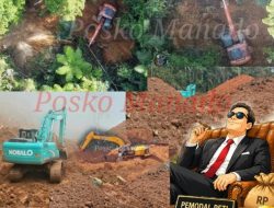 Kawasan Hutan Produksi Osing-osing Dibongkar Excavator Jadi PETI, Diduga Ada Keterlibatan Oknum Pejabat dan Pengusaha dari Manado