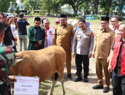 Hadiri Penyerahan Hewan Kurban Idul Adha 1447 H, Kapolresta Manado: Jadi Pengingat Pentingnya Nilai Keikhlasan