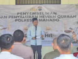 Idul Adha 1447 H, Polresta Manado Tebarkan Kepedulian, Sembelih 5 Ekor Sapi dan 1 Ekor Kambing Kurban