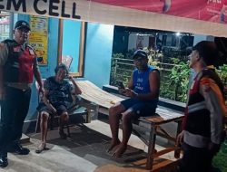 Antisipasi Gangguan Kamtibmas, Polsek Pulau Bunaken Gelar KRYD Malam Hari