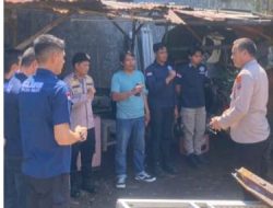 Polsek Tikala Kawal Olah TKP Kebakaran, Penyelidikan Penyebab Kebakaran Terus Didalami dan Ditangani Secara Transparan