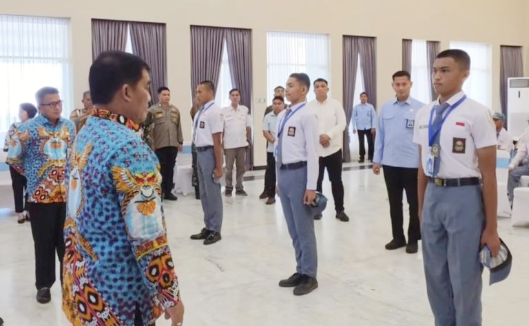 Penetapan calon Paskibraka Sulut untuk mengikuti seleksi di tingkat nasional. (ist)