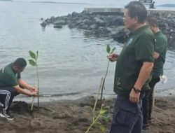 Hadiri Peringatan Hari Lingkungan Hidup Sedunia Niklas Silangen Tanam Mangrove di MBW