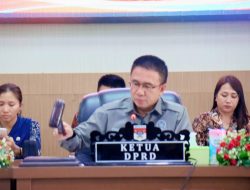 Dipimpin Stefanus Lumowa, DPRD Minsel Gelar Paripurna Pembicaraan Tingkat II Ranperda Pertanggungjawaban APBD 2025