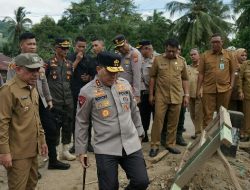 Kapolda Sulut Tinjau Lokasi Banjir Bandang di Solimandungan 2 