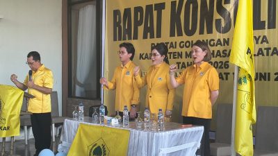 MEP Pimpin Langsung Konsolidasi Partai Golkar Minsel, Target Menang Total di Pemilu 2029