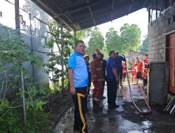 Polsek Tikala Lakukan Penyelidikan Kebakaran Rumah di Kelurahan Perkamil