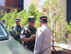 Kapolresta Manado Terima Kunjungan Danrem 131/Santiago, Perkokoh Soliditas dan Sinergitas TNI-Polri