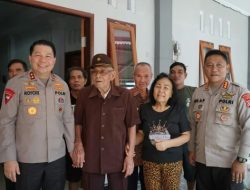 Polda Sulut Gelar Anjangsana ke Personel yang Sakit dan Purnawirawan Polri