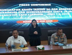 Dirreskrimum Polda Sulut Paparkan Capaian Pengungkapan Kasus Semester I Tahun 2026