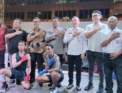 Kapolresta Manado Buka Kejuaraan Boxing In The Light, Stop Peks-Peks