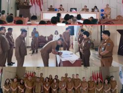 Dinas Pendidikan Sulut Gelar Sertijab Pejabat, Femmy Suluh Tekankan Kolaborasi dan Loyalitas