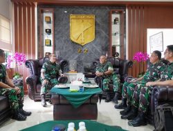Pangdam XIII/Mdk Perkuat Sinergi Teritorial Bersama Wakaster TNI