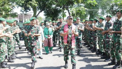 Pangdam XIII/Merdeka Mayjen TNI Mirza Agus, S.I.P., melakukan kunjungan kerja ke Kodim 1303/Bolaang Mongondow (Bolmong), Jumat (3/7/2026).