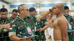 Pangdam XIII/Merdeka Mayjen TNI Mirza Agus memimpin Sidang Pemilihan Tingkat Sub Panitia Pusat (Pantukhir) Penerimaan Calon Tamtama Prajurit Karier (Cata PK) TNI AD Gelombang II Tahun Anggaran 2026 di Makodam XIII/Merdeka, Rabu (8/7/2026).