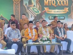 Bupati Dr Joune Ganda MM, Dampingi Menteri Agama dan Gubernur Sulut di Hajatan MTQ XXXII