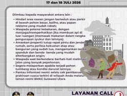 Pemkab Minsel Imbau Warga Waspadai Cuaca Ekstrem, Utamakan Keselamatan Selama Angin Kencang