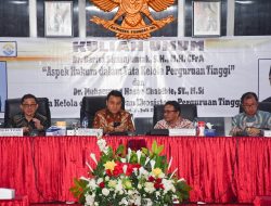Kuliah Umum Bahas Tata Kelola & Aspek Hukum Perguruan Tinggi, Unsrat Hadirkan 2 Pakar Nasional