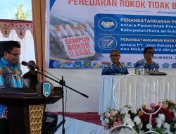 Sekprov Tahlis Gallang Buka Sosialisasi Rokok Ilegal, Perkuat Sinergi Keuangan Daerah di Bolsel
