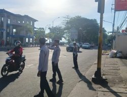 Polsek Malalayang dan Tim Gabungan Tertibkan Microlet di Simpang Terminal Malalayang, Cegah Kemacetan Pada Jam Sibuk