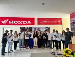 PWI POkja Kota Manado Gelar Donor Darah Bersama Honda