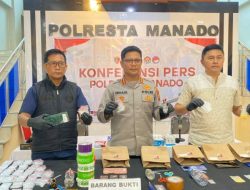 Polresta Manado Ungkap Enam Kasus Narkoba Periode Juni 2026, Enam Tersangka dan Barang Bukti Diamankan