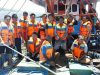 KM Koxinga Tenggelam di Perairan Kema, Ditpolairud Polda Lakukan Penyelamatan