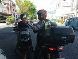 Patroli Mobile dan Pengaturan Lalu Lintas, Satlantas Polresta Manado, Harapkan Kesadaran Masyarakat Untuk Tertib Berlalu Lintas