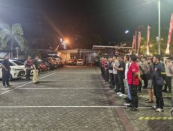 Polresta Manado Gelar Apel KRYD, Perkuat Patroli Antisipasi Gangguan Kamtibmas