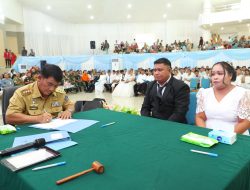 130 Pasangan Ikuti Pernikahan Massal Harganas 2026, Gubernur Yulius: Ini Pintu Akses Layanan Dasar