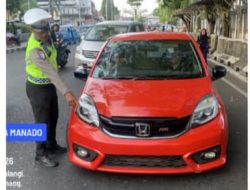 Patroli Mobile Satlantas Polresta Manado Intensifkan Pengaturan Lalu Lintas
