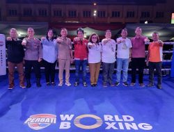 Mewakili Gubernur Sulut, dr Fransiscus Andi Silangen, Buka Hajatan Tinju Perbati Sulut, Memperebutkan Piala Wali Kota Manado