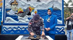 Kawasan Monumen Pahlawan Samudera di Kota Bitung diresmikan Dankodaeral VIII Laksda TNI Dery Triesananto Suhendi, S.E., M.Tr.Opsla., didampingi Ketua Daerah Kodaeral VIII Gabungan Jalasenastri Koarmada RI, Ny. Emy Dery T.S., di Jalan Yos Sudarso, Kecamatan Maesa, Jumat 24/7. (ist)