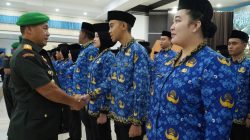 115 Pegawai Negeri Sipil (PNS) Kodam XIII/Merdeka resmi mengucapkan sumpah janji yang dipimpin Panglima Kodam XIII/Merdeka Mayjen TNI Mirza Agus