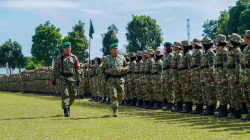 Panglima Kodam XIII/Merdeka Mayjen TNI Mirza Agus, S.I.P., memimpin upacara penutupan Pendidikan dan Pelatihan Sarjana Penggerak Pembangunan Indonesia (SPPI) Koperasi Desa/Kelurahan Merah Putih (KDKMP) dan Kampung Nelayan Merah Putih (KNMP) Tahun 2026.(ist)